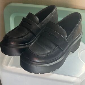 Target Women's Black Platform Loafers